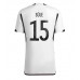 Duitsland Niklas Sule #15 Voetbalkleding Thuisshirt WK 2022 Korte Mouwen